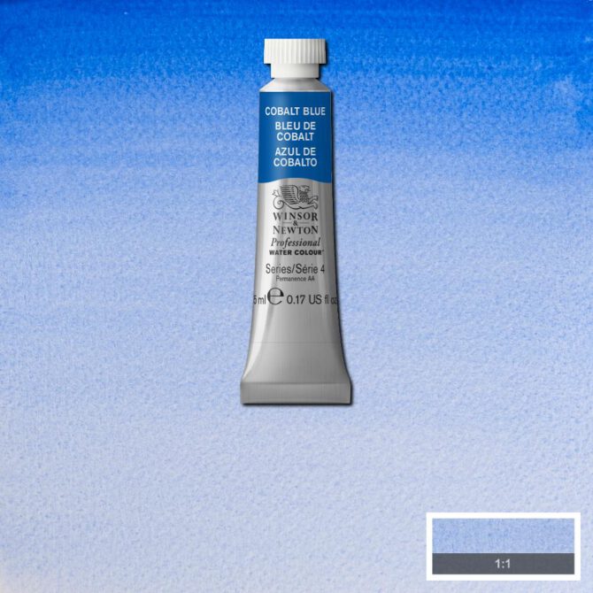 W&N Artists Aquarel tube 5ml - 178 Cobalt Blue (s4)