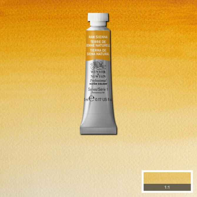 W&N Artists Aquarel tube 5ml - 552 Raw Sienna (s1)