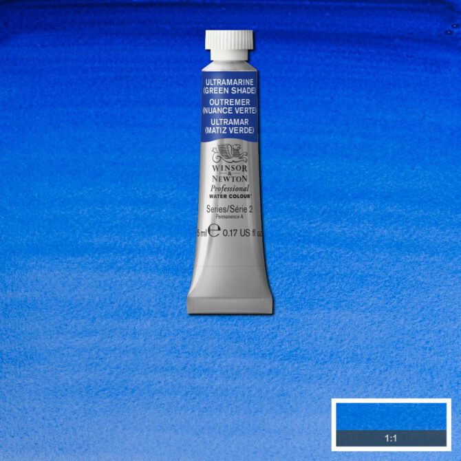 W&N Artists Aquarel tube 5ml - 667 Ultramarine GS (s2)