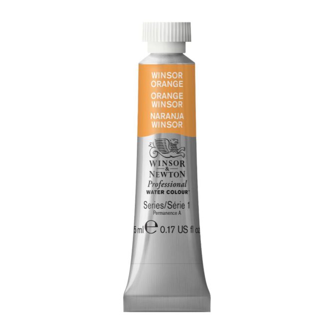 W&N Artists Aquarel tube 5ml - 724 Winsor Orange (s1)