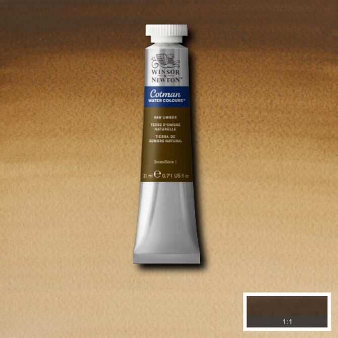 W&N Cotman aquarelverf 21ml - 554 Raw Umber