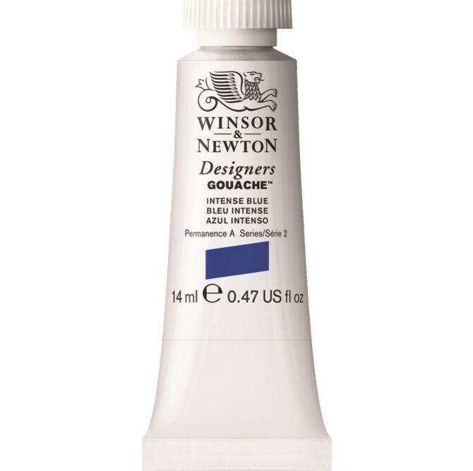 W&N Designers Gouache tube 14ml - 327 Intense Blue (s2)