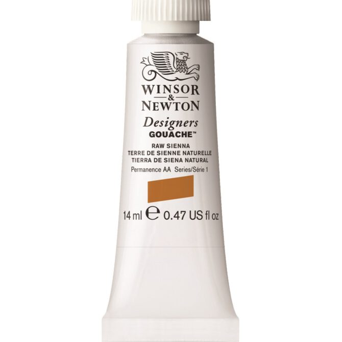 W&N Designers Gouache tube 14ml - 552 Raw Sienna (s1)