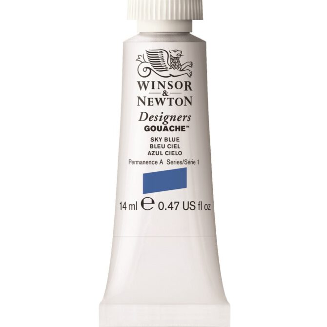 W&N Designers Gouache tube 14ml - 621 Sky Blue (s1)