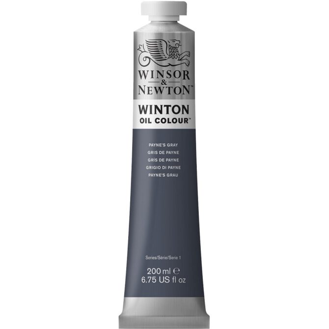 W&N Winton Olieverf 200ml - 465 Paynes Grey