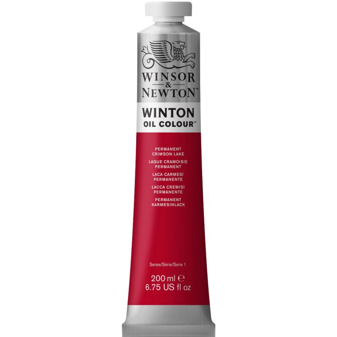 W&N Winton Olieverf 200ml - 478 Permanent Crimson Lake