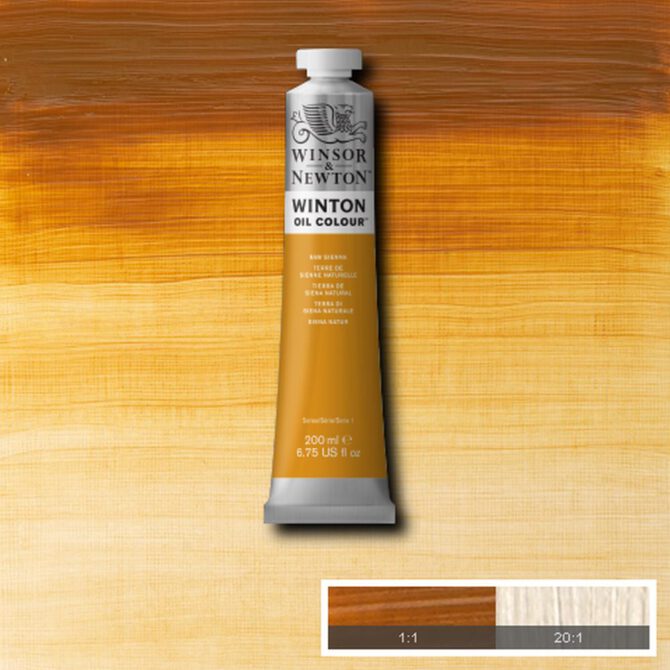 W&N Winton Olieverf 200ml - 552 Raw Sienna