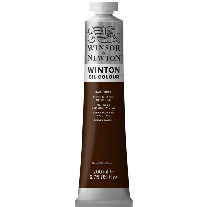 W&N Winton Olieverf 200ml - 554 Raw Umber