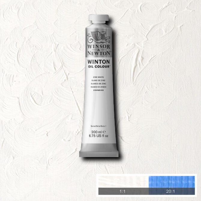 W&N Winton Olieverf 200ml - 748 Zinc White