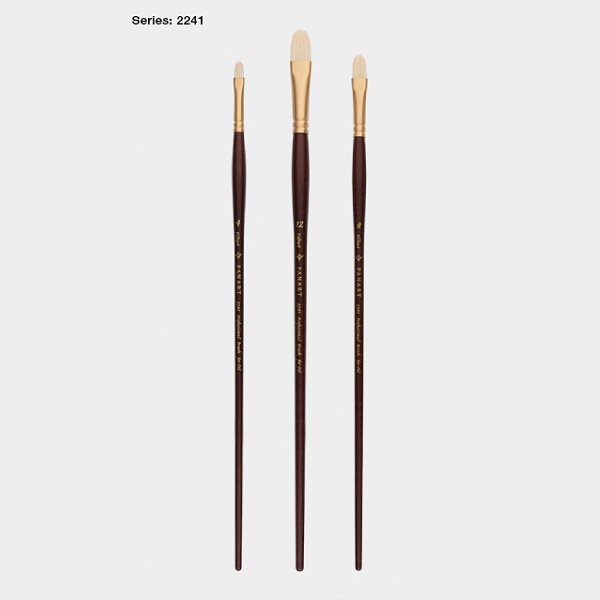Panart Bristlewhite varkenshaar penseel kattetong - serie 2241 - no.16