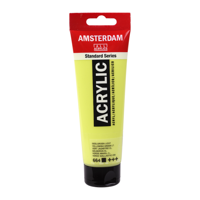 Amsterdam Standard tube 120ml - 664 Geelgroen Licht