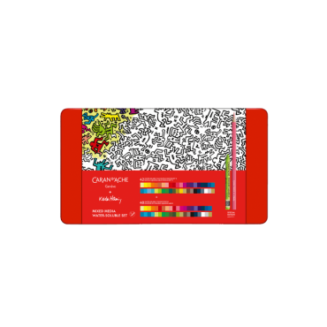 Caran d'Ache KEITH HARING Mixed Media Water-soluble SET - Special Edition