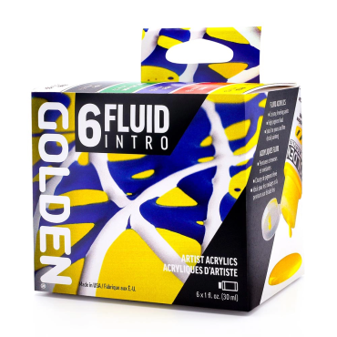 Golden Fluid Acrylics - SET intro 6x30ml