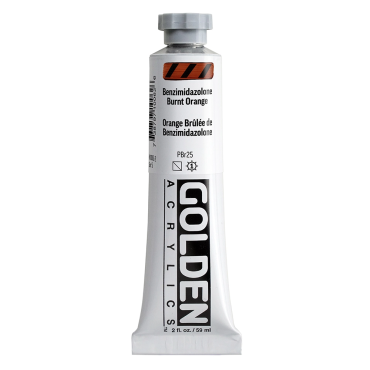 Golden Heavy Body Acrylics tube 59ml - 1006 Benzimidazolone Burnt Orange (s5)