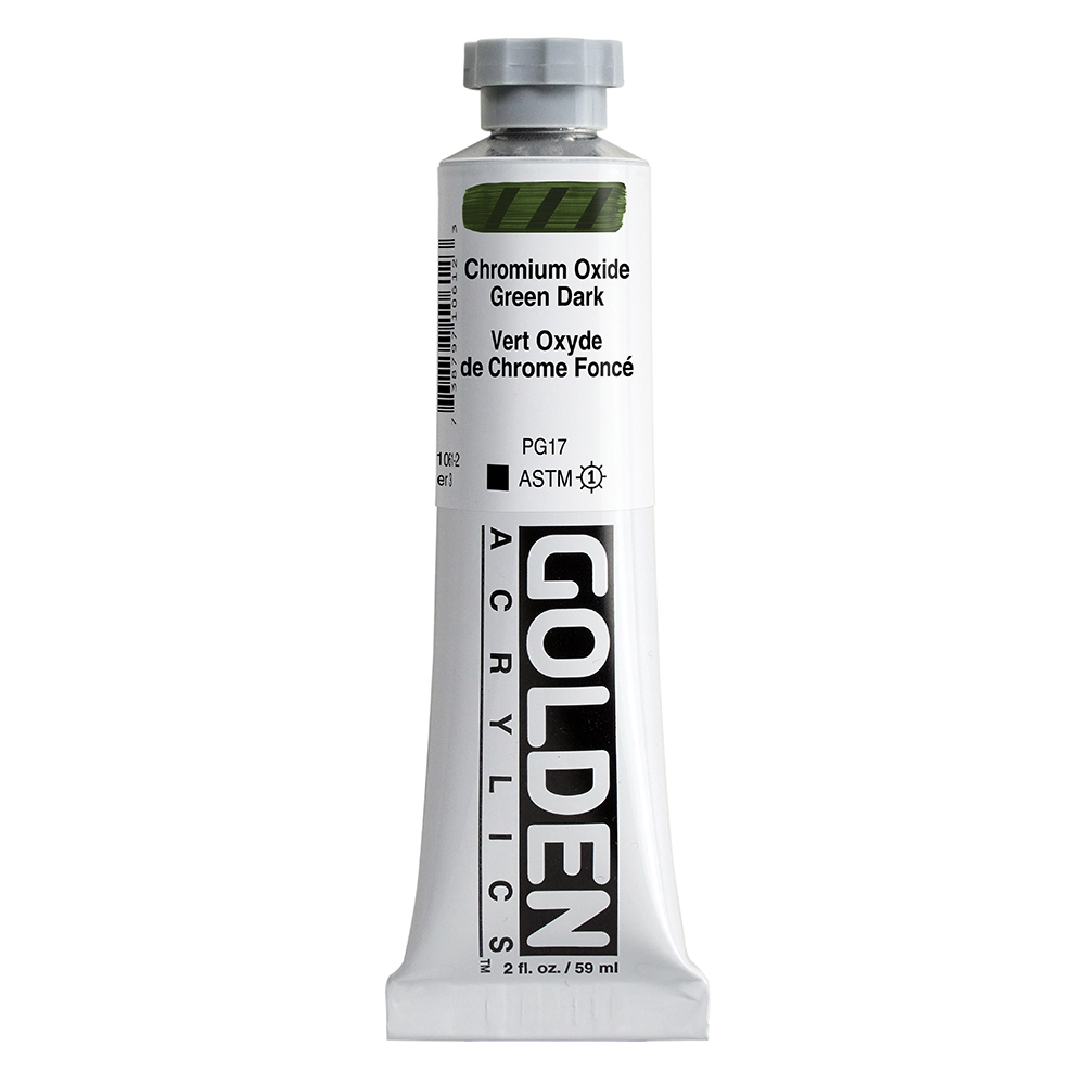 Golden Heavy Body Acrylics tube 59ml - 1061 Chromium Oxide Green Dark (s3)