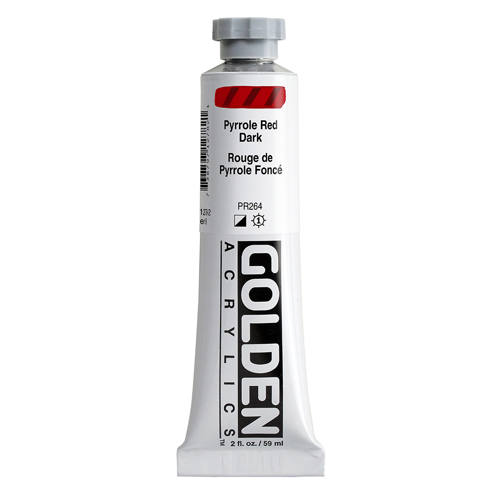 Golden Heavy Body Acrylics tube 59ml - 1278 Pyrrole Red Dark (s8)