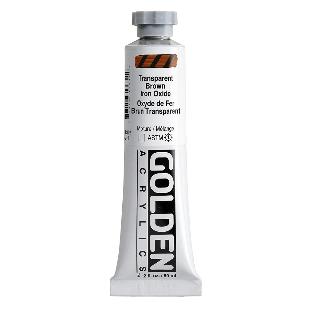 Golden Heavy Body Acrylics tube 59ml - 1383 Transparent Brown Iron Oxide (s3)