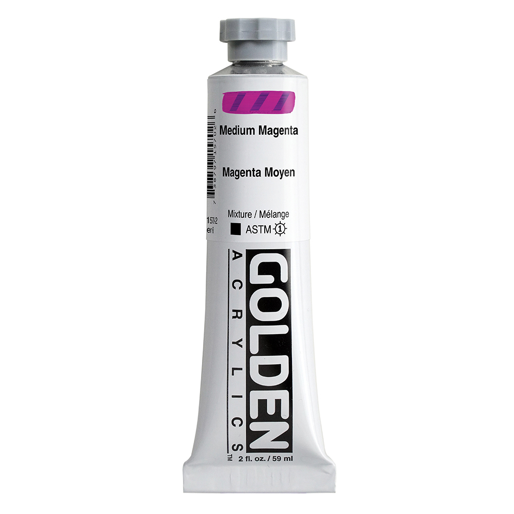 Golden Heavy Body Acrylics tube 59ml - 1570 Medium Magenta (s6)