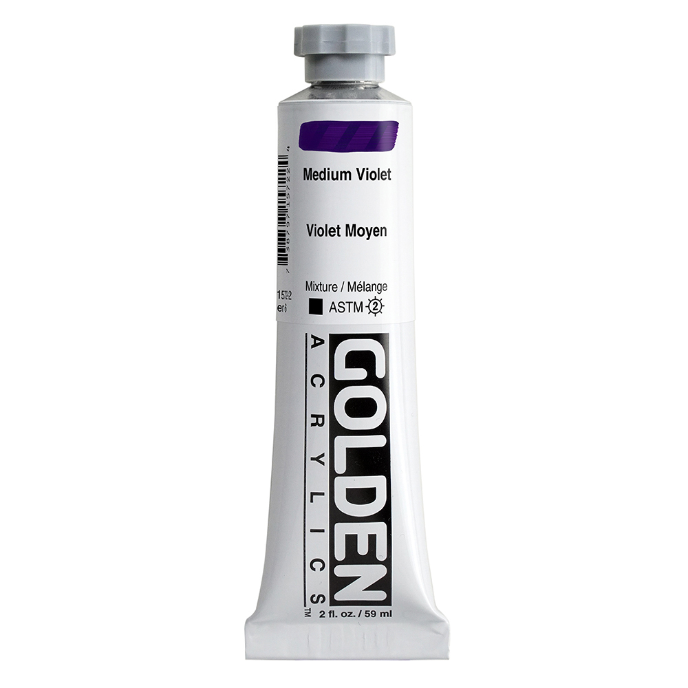 Golden Heavy Body Acrylics tube 59ml - 1572 Medium Violet (s6)