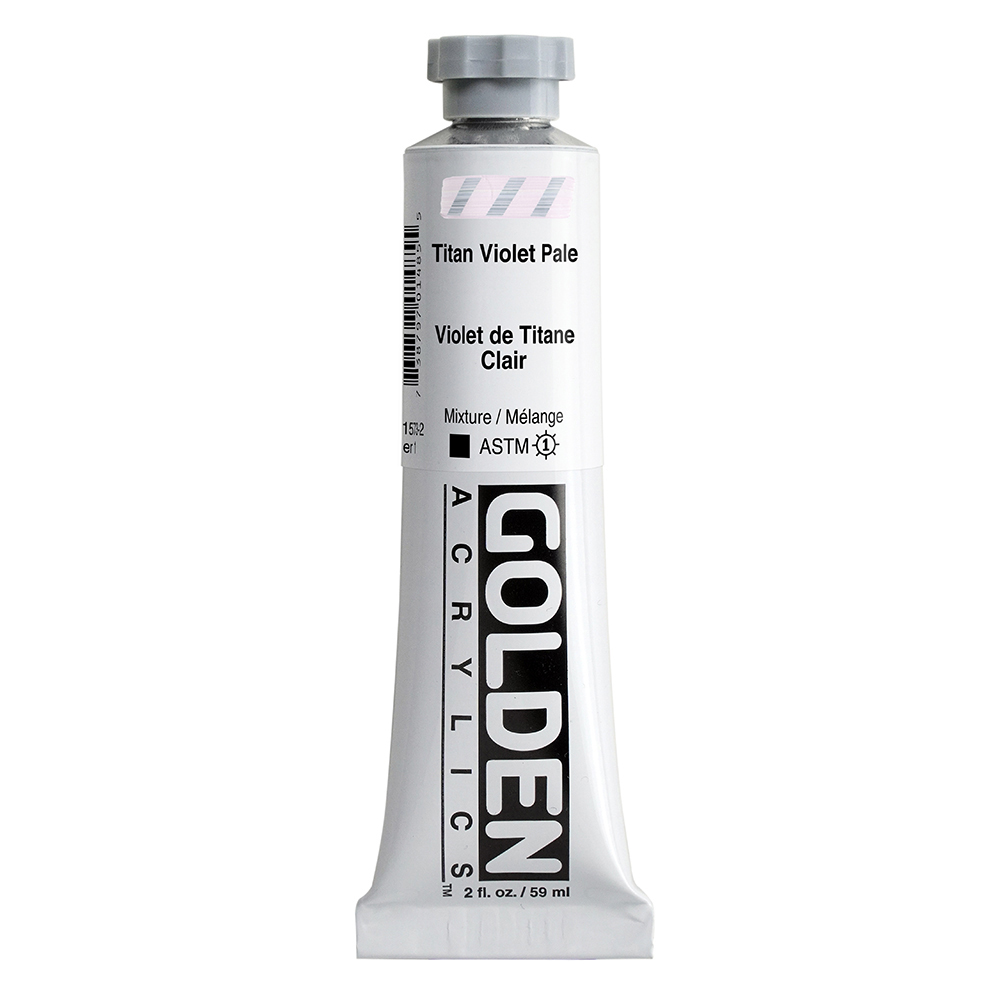 Golden Heavy Body Acrylics tube 59ml - 1573 Titan Violet Pale (s1)