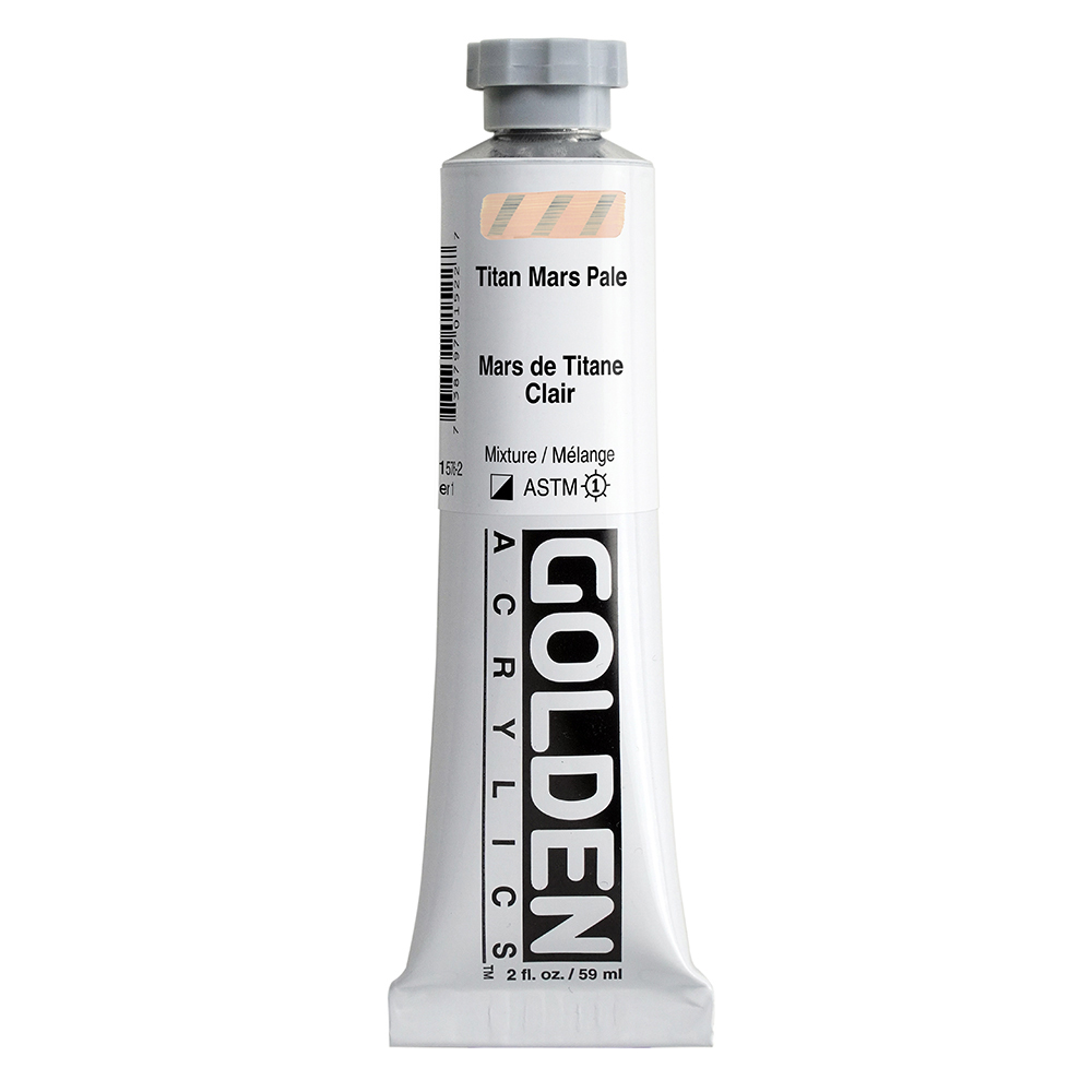 Golden Heavy Body Acrylics tube 59ml - 1576 Titan Mars Pale (s1)