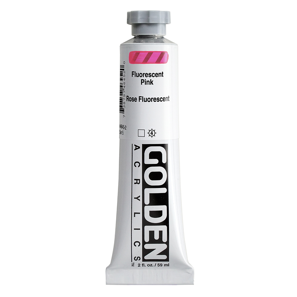 Golden Heavy Body Acrylics tube 59ml - 4645 Fluorescent Pink (s5)