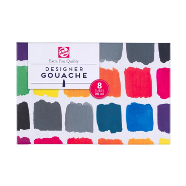 Talens Gouache Extra Fijn set mixing colours 8 x 20ml