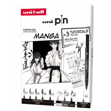 Uni PIN Watervaste Fineliner – SET De Manga Startset