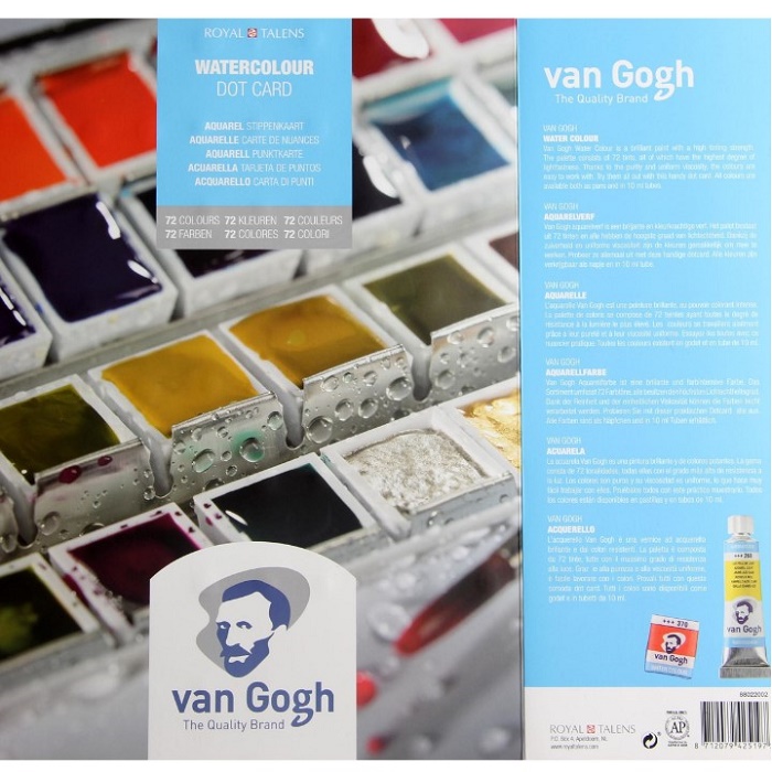 Van Gogh Aquarel - DOTCARD 72 kleuren