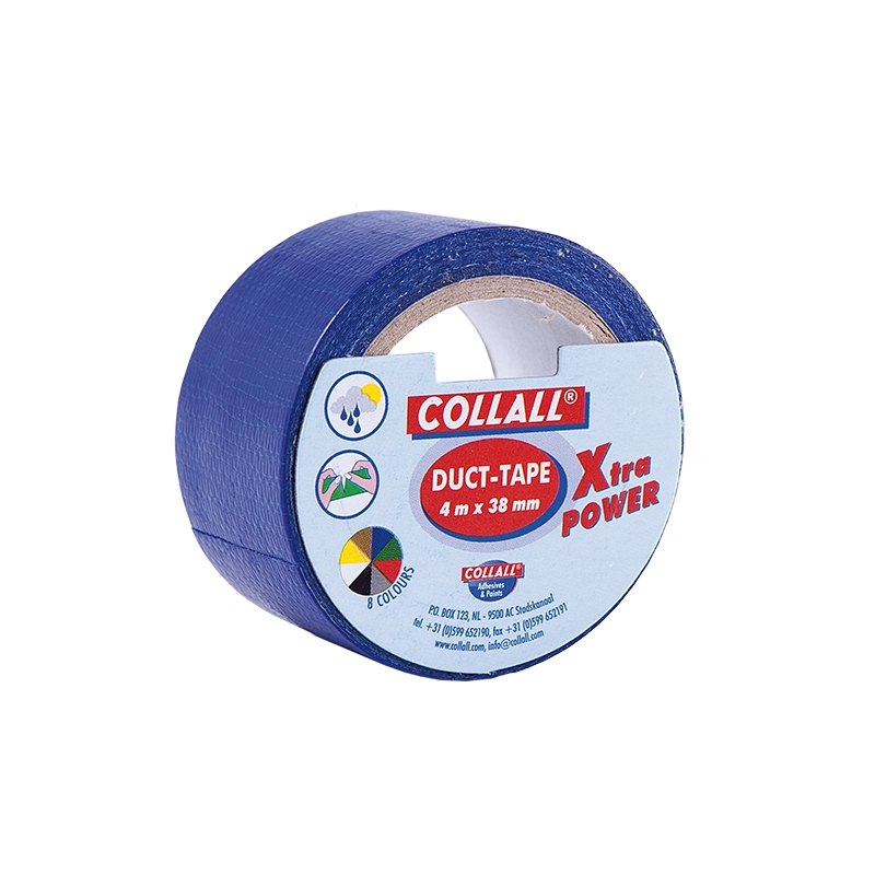 Collall Duct-tape blauw 4m x 38mm