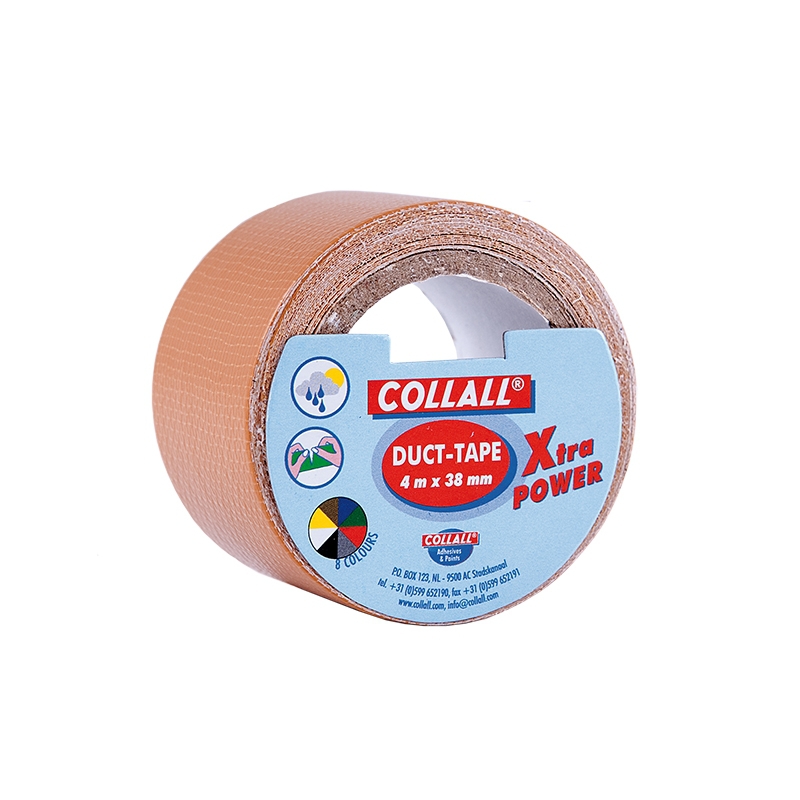 Collall Duct-tape bruin 4m x 38mm