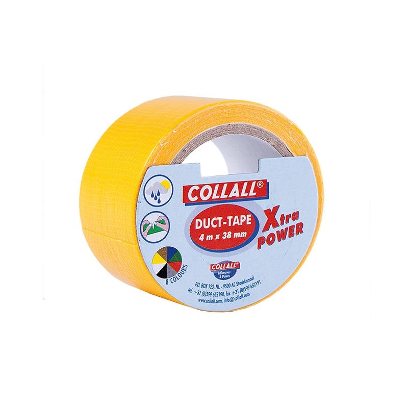 Collall Duct-tape geel 4m x 38mm