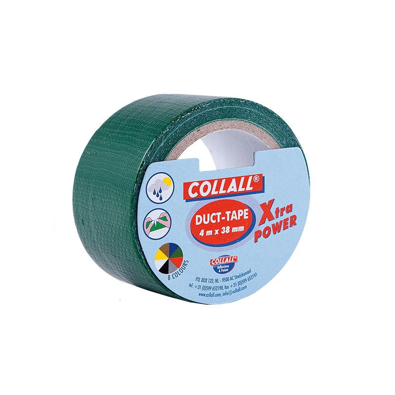 Collall Duct-tape groen 4m x 38mm