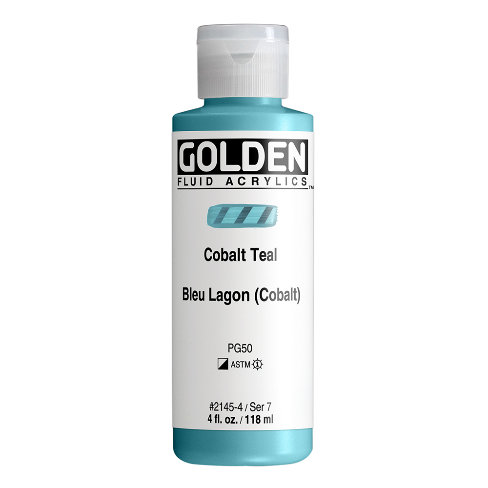 Golden Fluid Acrylics 118ml - 2145 Cobalt Teal (s7)
