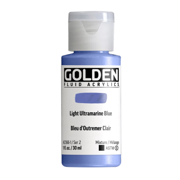 Golden Fluid Acrylics 30ml - 2366 Light Ultramarine Blue (s2)