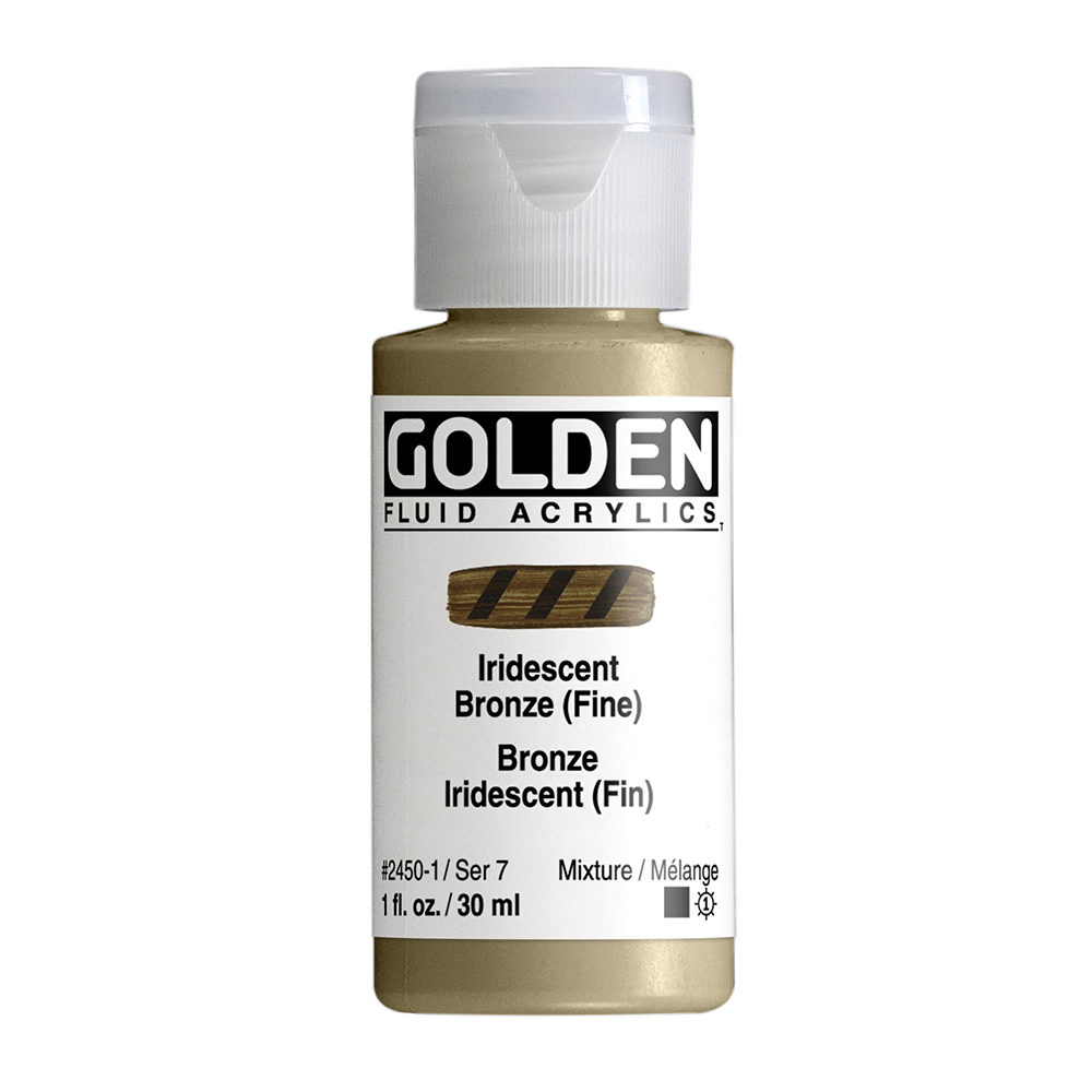 Golden Fluid Acrylics 30ml - 2450 Iridescent Bronze (fine) (s7)
