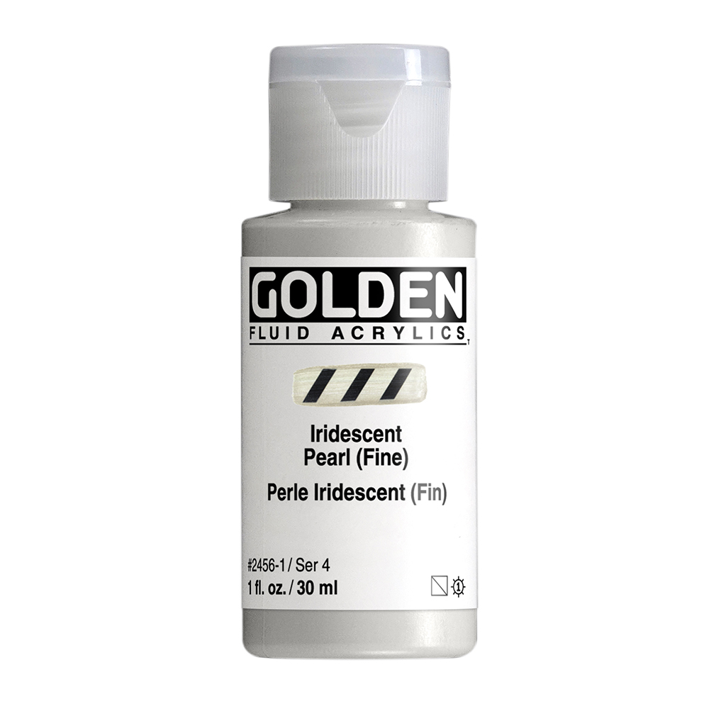 Golden Fluid Acrylics 30ml - 2456 Iridescent Pearl (fine) (s4)