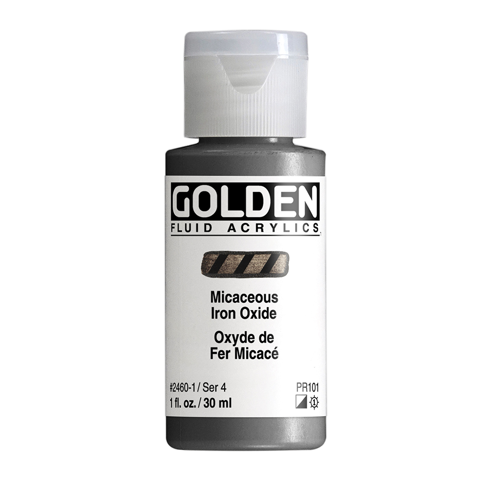 Golden Fluid Acrylics 30ml - 2460 Micaceous Iron Oxide (s4)