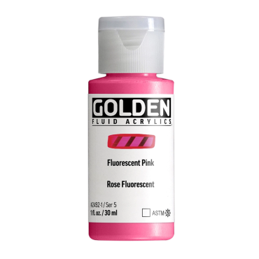 Golden Fluid Acrylics 30ml - 2492 Fluorescent Pink (s5)