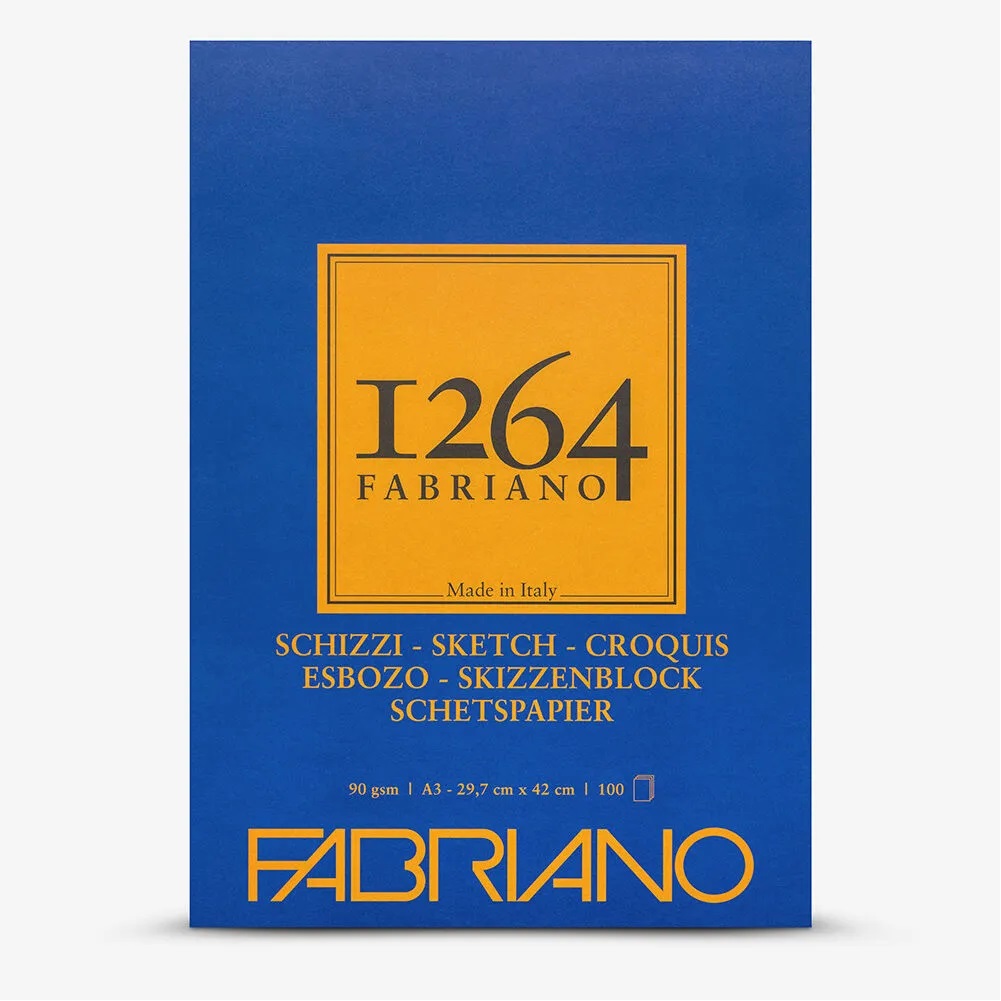 Fabriano 1264 Schetsblok 100vel 90gram - A3 formaat