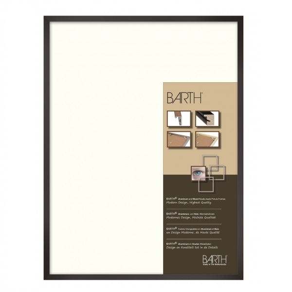 Barth Aluminium wissellijst - ZWART 40x50cm