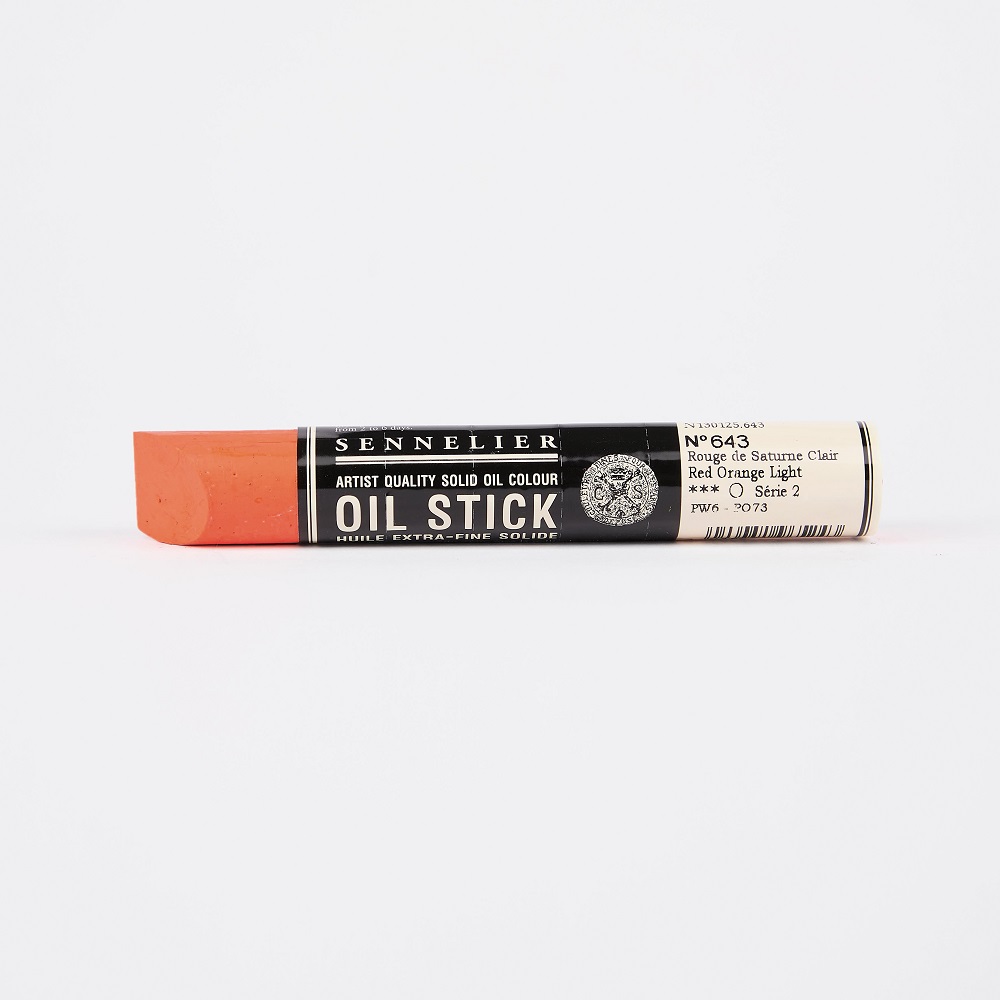 Sennelier Artist Oil Stick 38ml - 643 Red Orange Light (S2)