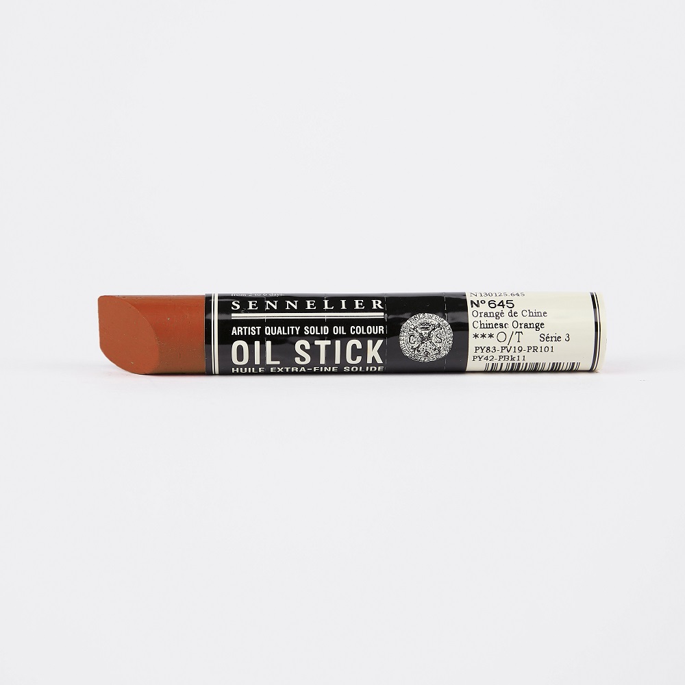 Sennelier Artist Oil Stick 38ml - 645 Chinese Orange (S3)