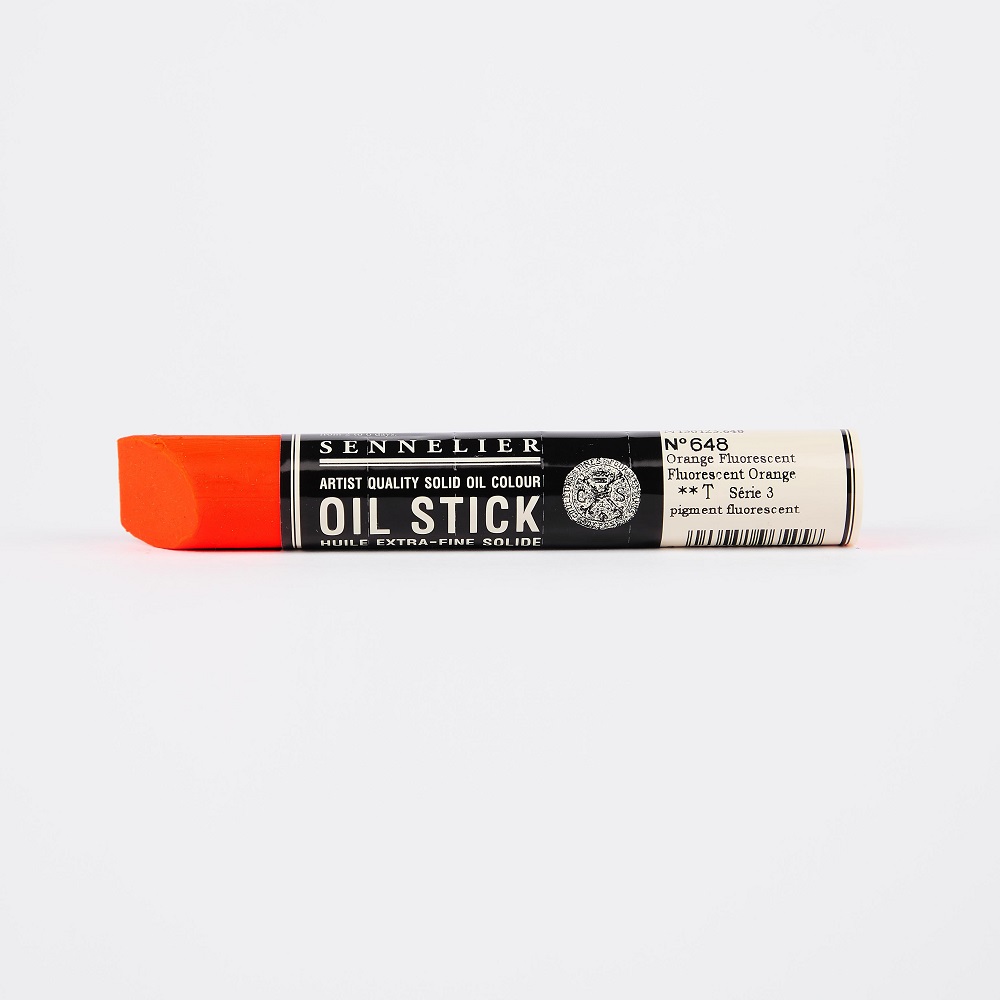 Sennelier Artist Oil Stick 38ml - 648 Fluorescent Orange (S3)