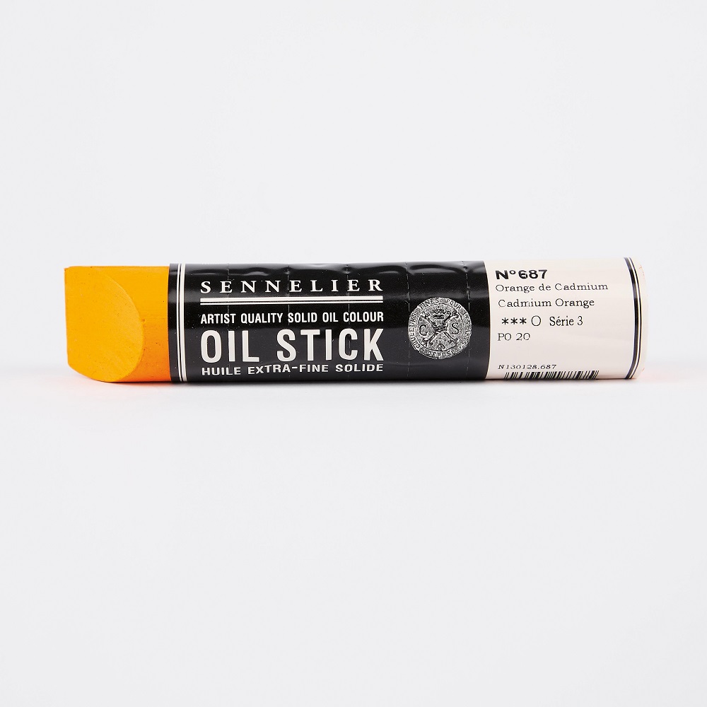 Sennelier Artist Oil Stick LARGE 96ml - 687 Cadmium Orange (S3)