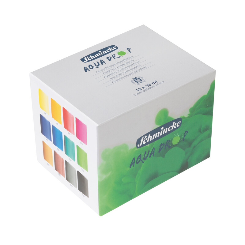 Schmincke Aqua Drop aquarelverf - SET 12x10ml