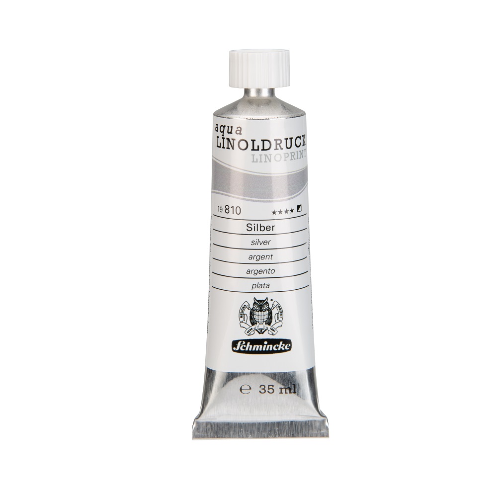 Schmincke Aqua Linoldruck tube 35ml - 810 Silver