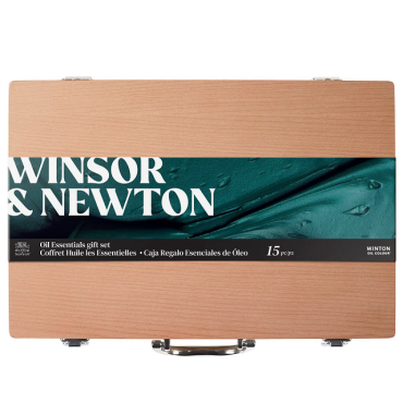 Winsor Newton Winton Olieverf - Houten KofferSET 8x37ml + accesoires