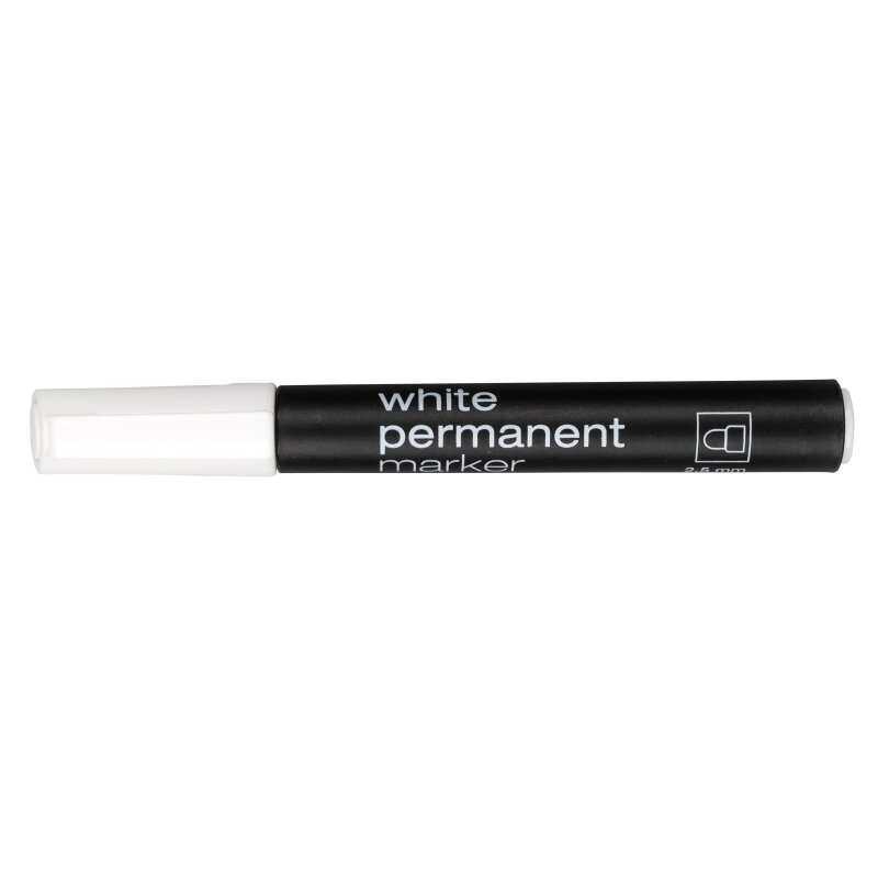 Koh-I-Noor Permanent marker WIT - Breed 2,5mm