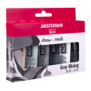 Amsterdam Standard acrylverf - GREY MIXING SET 6x20ml